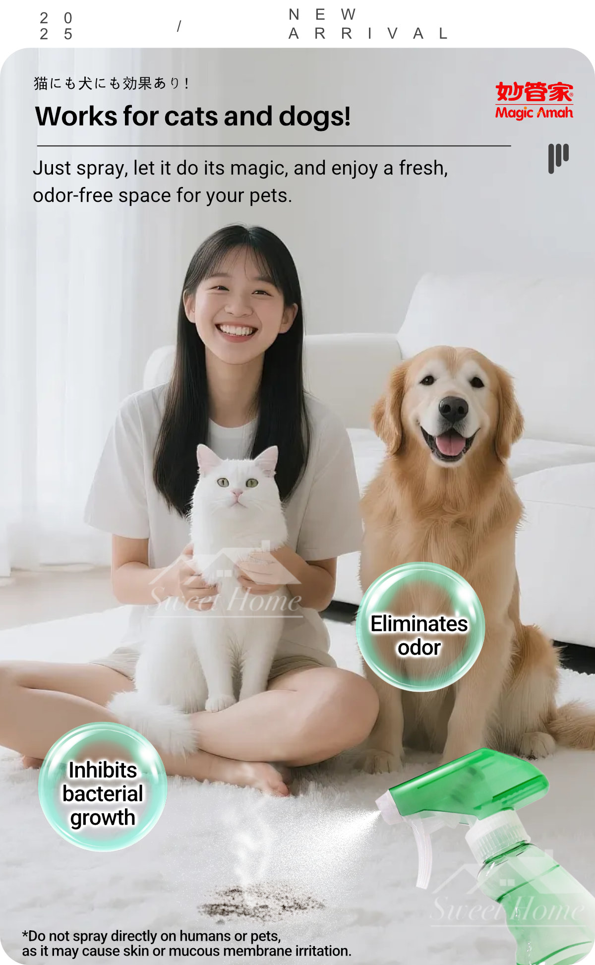 36027-Deodorant Spray for Pets Home-Green Tea-5